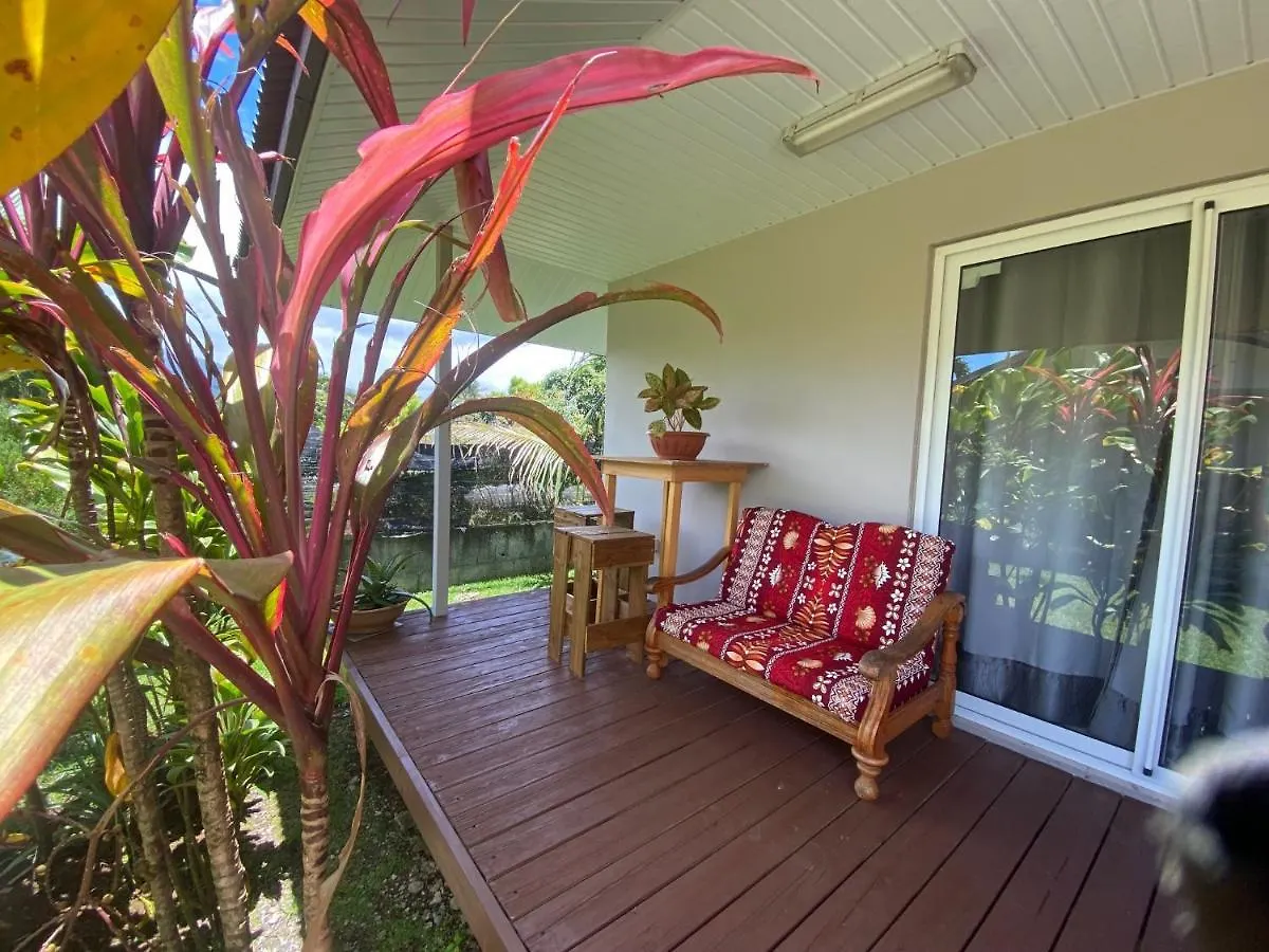Tahiti - Bungalow Toah Piti Taravao Semesterbostad